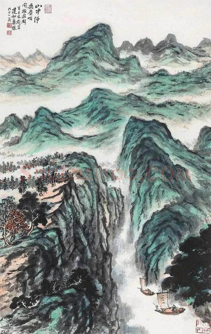 萧建初作品欣赏 | 书画学堂