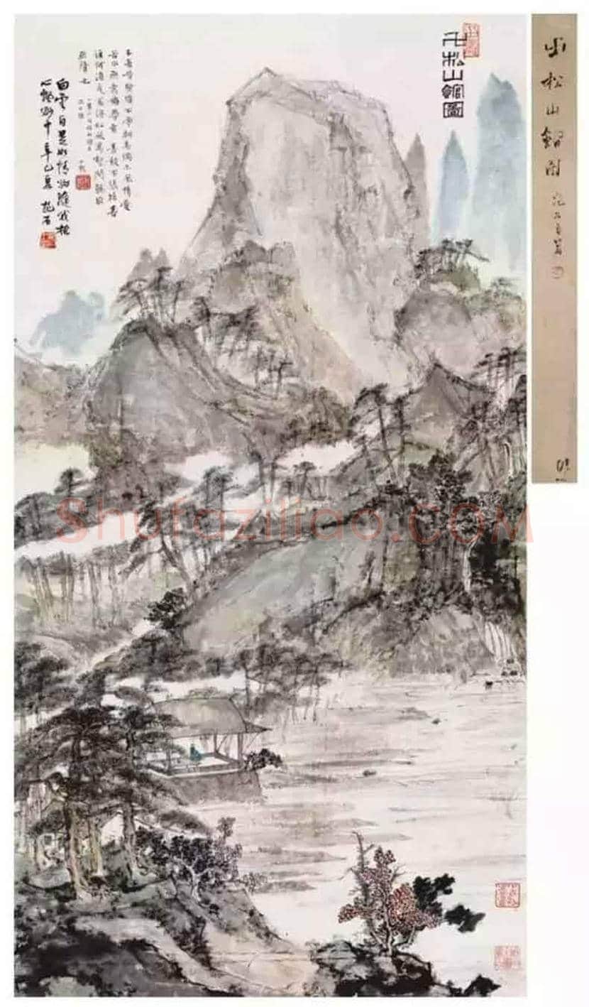具有古诗意境的傅抱石绘画图赏 | 书画知识
