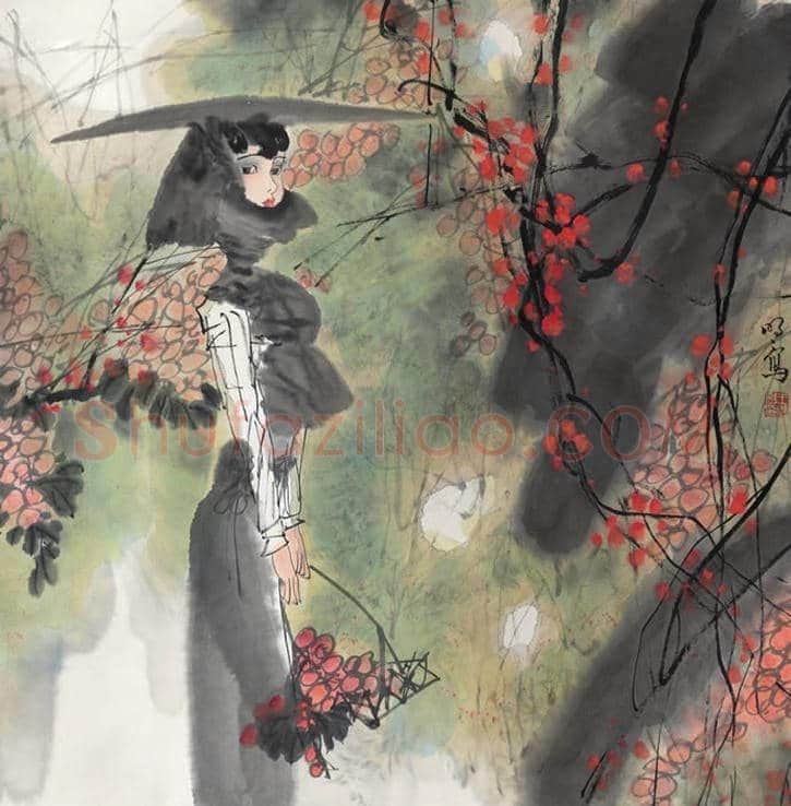王明明人物画之时装人物少女篇 | 书画百科