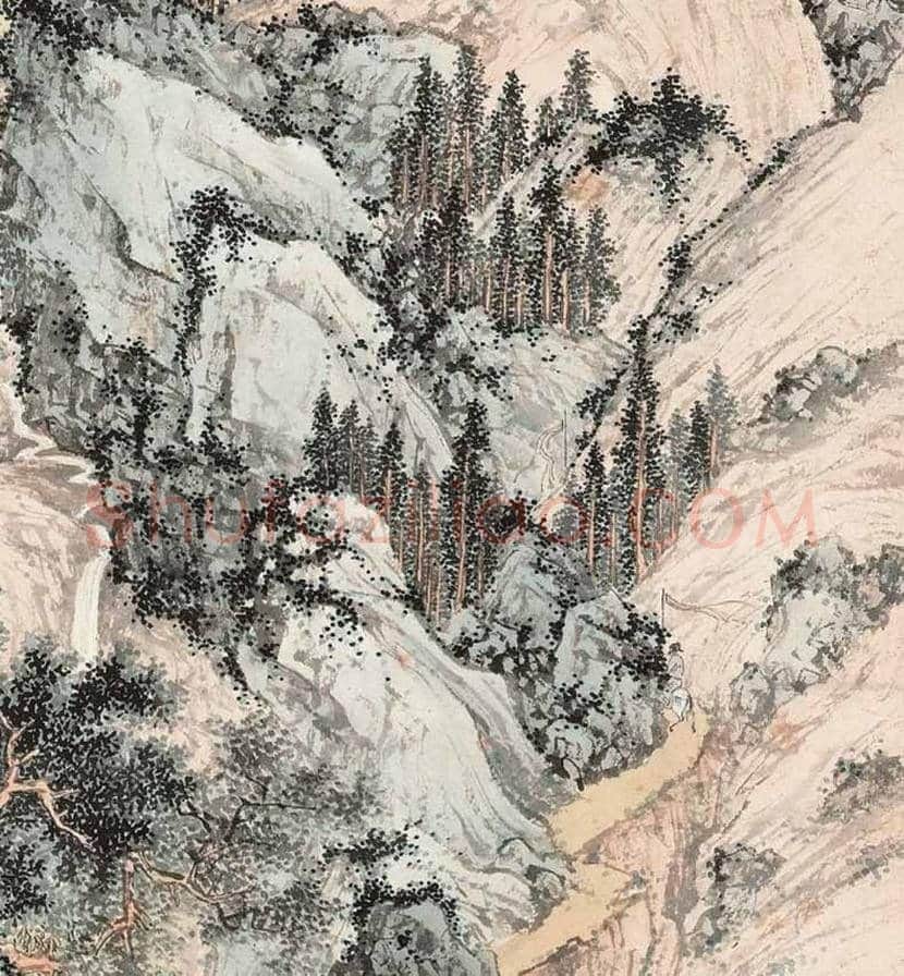 陈少梅早期山水画代表作《征聘图》欣赏 | 书画常识