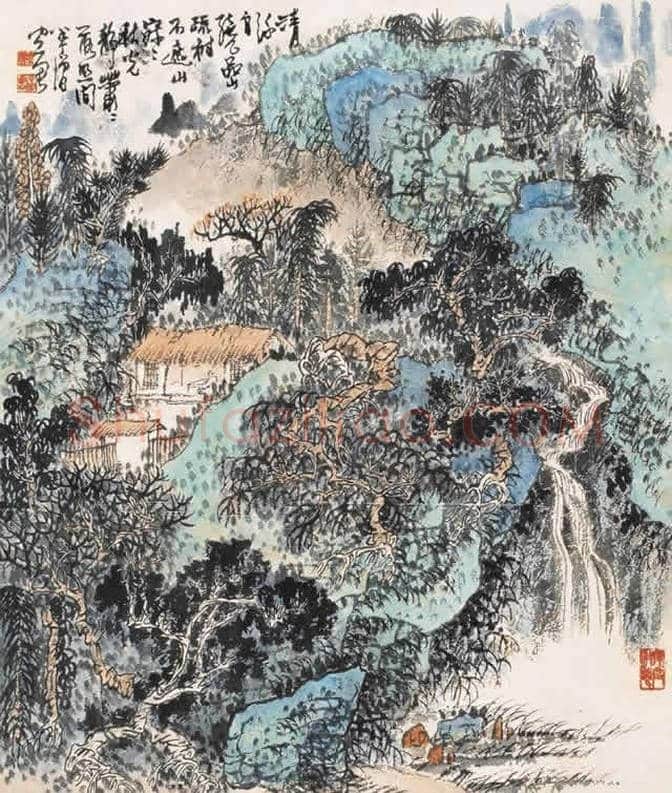 绘画奇人黄秋园作品欣赏(100幅) | 书画百科