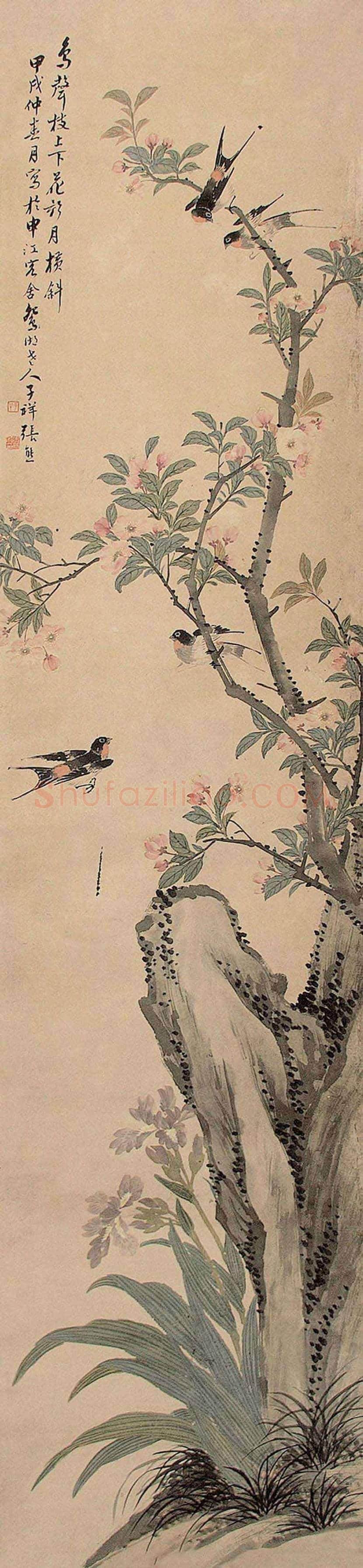 张熊花鸟画作品欣赏 | 书画常识