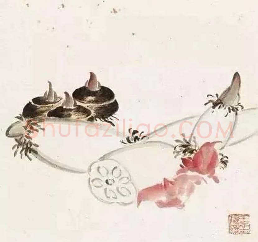 大师笔下的莲藕,味道各不同! | 书画科普