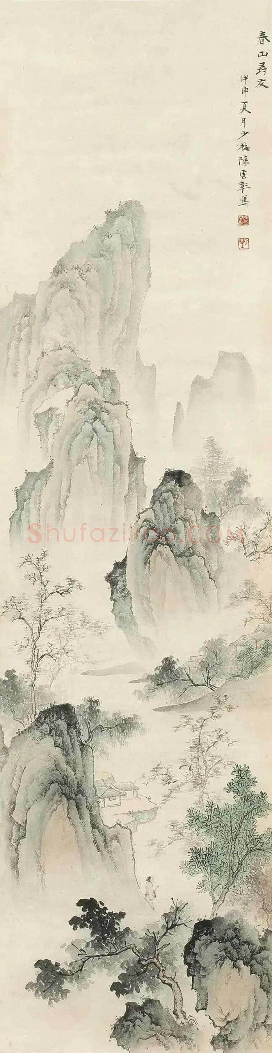 陈少梅先生的笔下四季，美到心醉！ | 书画知识