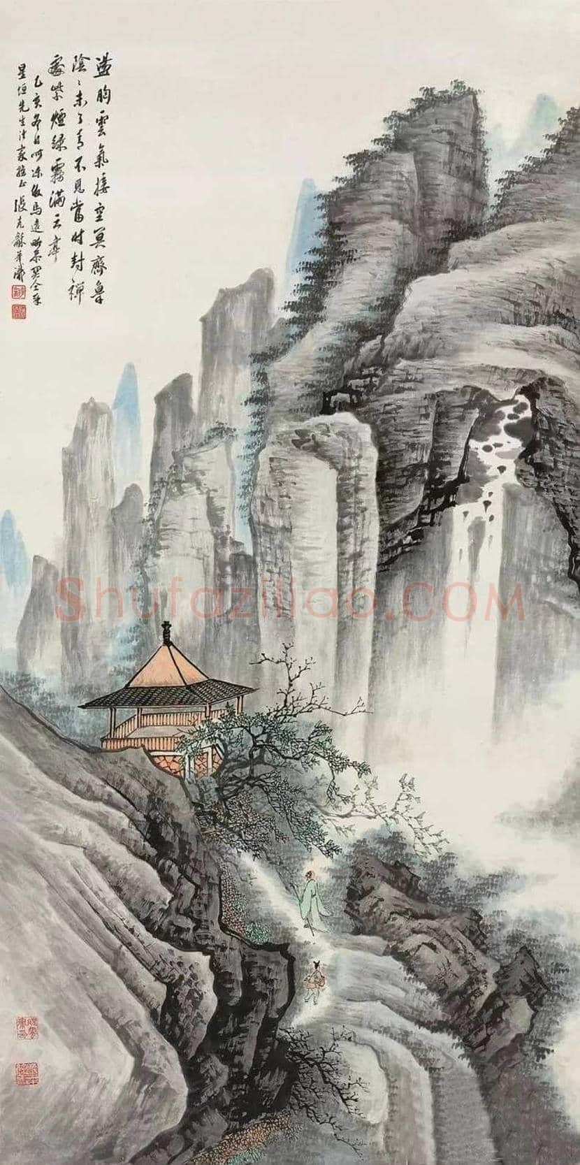 张石园山水画作品欣赏 | 书画文摘