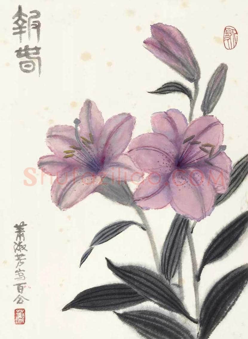 萧淑芳作品欣赏 | 书画百科