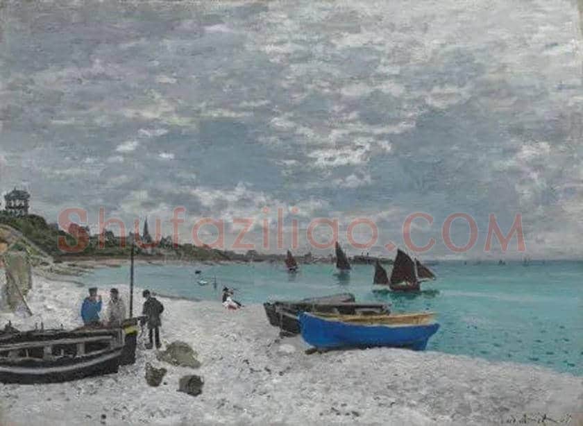 莫奈名画《船》欣赏 | 书画文摘
