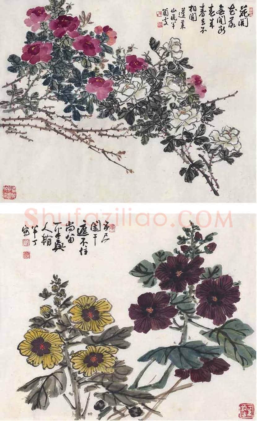 陈半丁花鸟作品欣赏 | 书画文摘