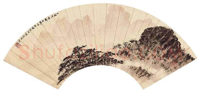 傅抱石扇面欣赏及拍卖 | 书画百科