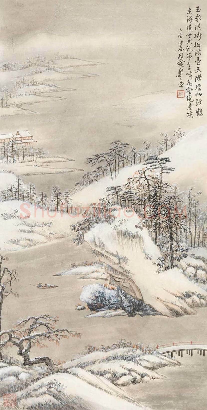郑午昌山水画欣赏 | 书画常识