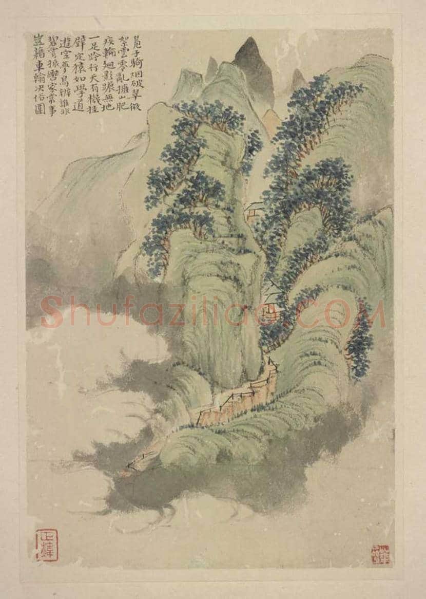 华喦《山水册》欣赏 | 书画科普