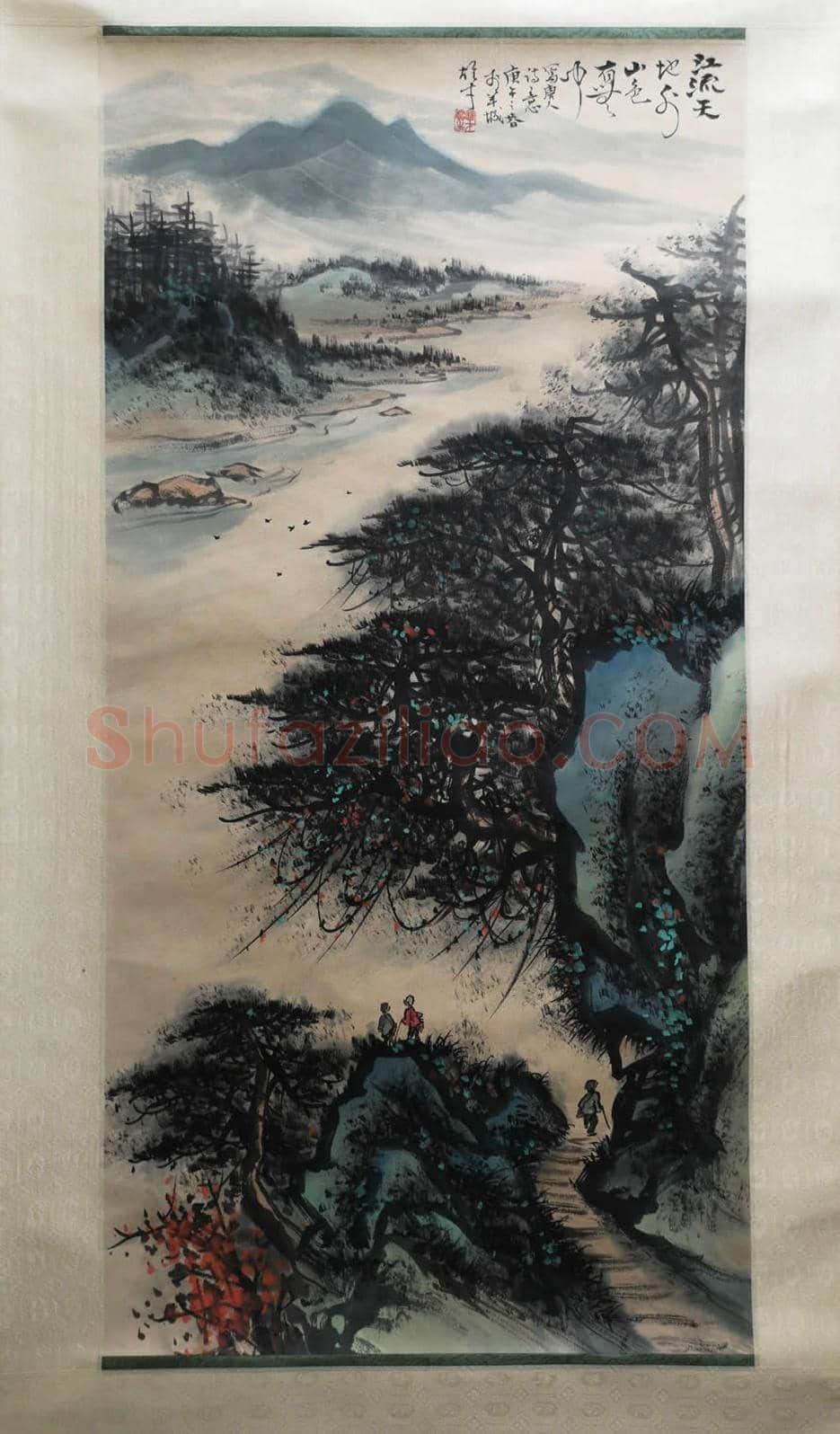 黎雄才《唐人诗意图》,典型的黎家山水! | 国画作品