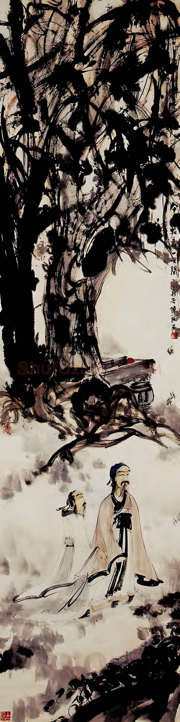 傅抱石人物画大全 | 书画学堂
