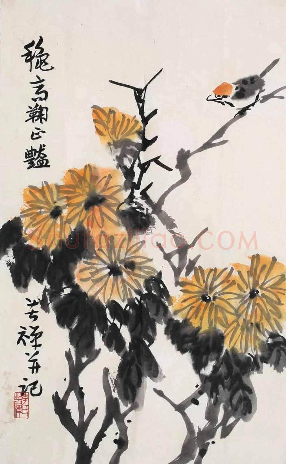 李苦禅笔下的梅兰竹菊 | 书画学堂