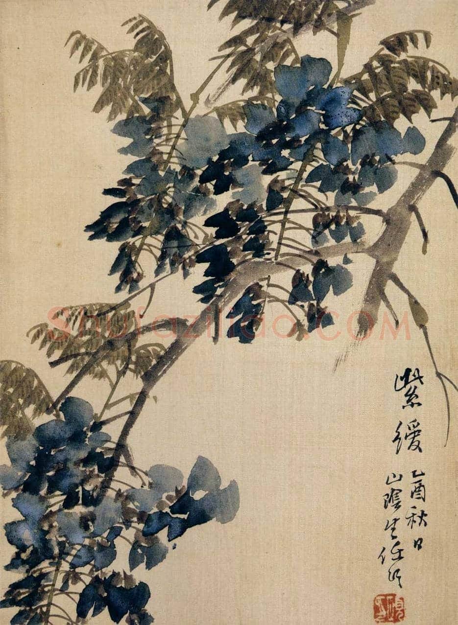 任伯年《花卉册页》欣赏 | 著名国画图片
