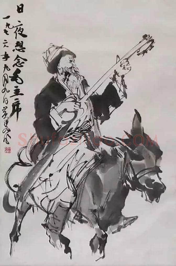 欣赏黄胄速写手稿100张！ | 书画学堂
