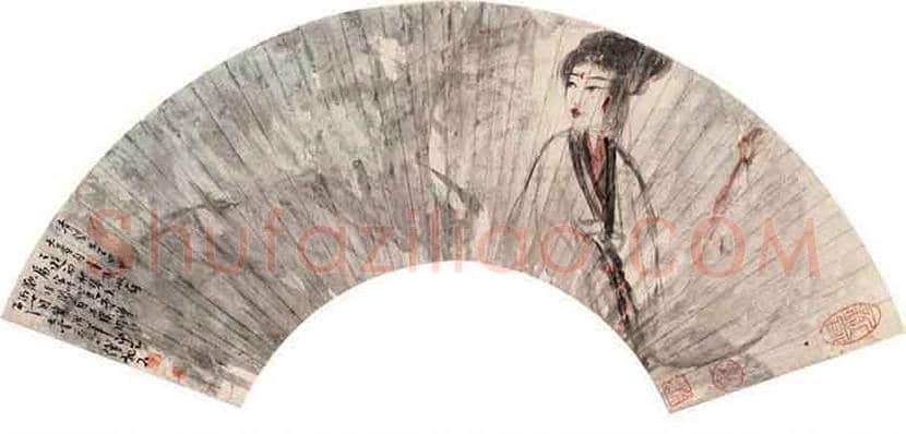 傅抱石扇面欣赏及拍卖 | 书画百科