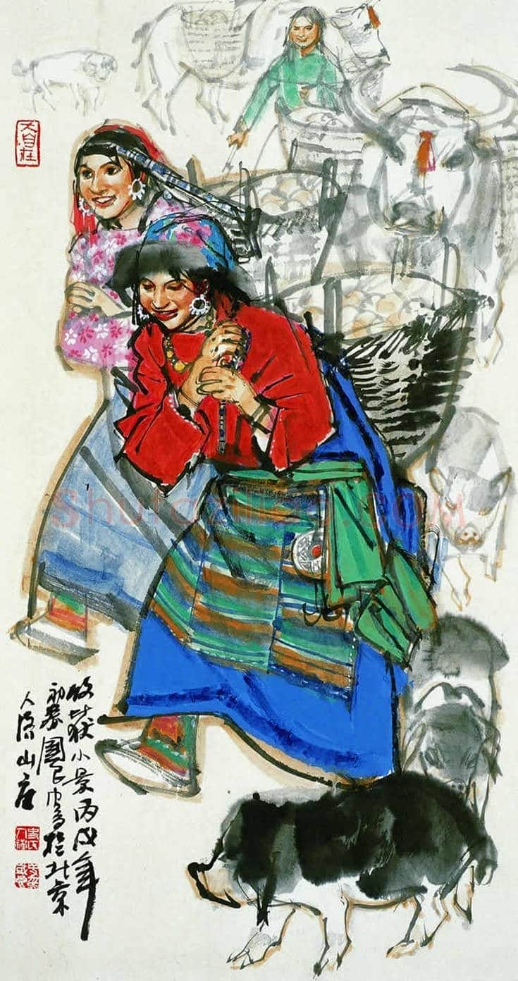 画僧史国良作品欣赏 | 书画知识