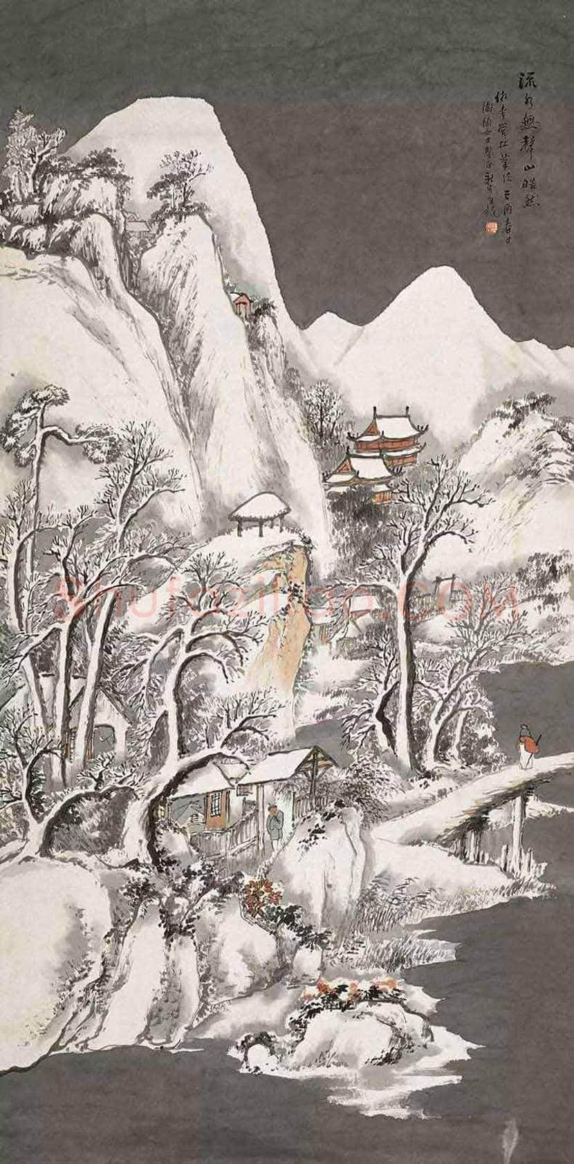 汪琨山水画作品欣赏 | 书画百科
