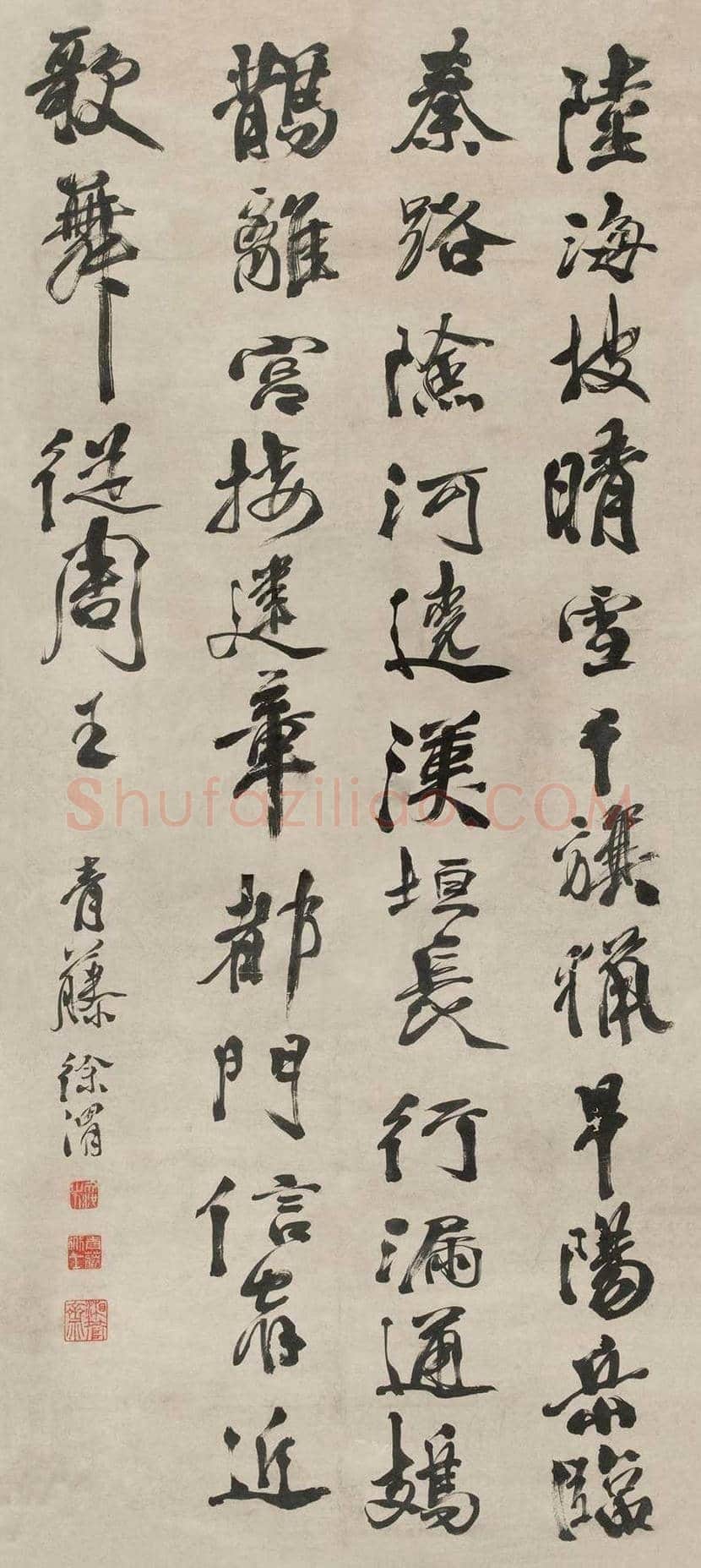 徐渭作品价格，多少钱一平尺？ | 书画科普