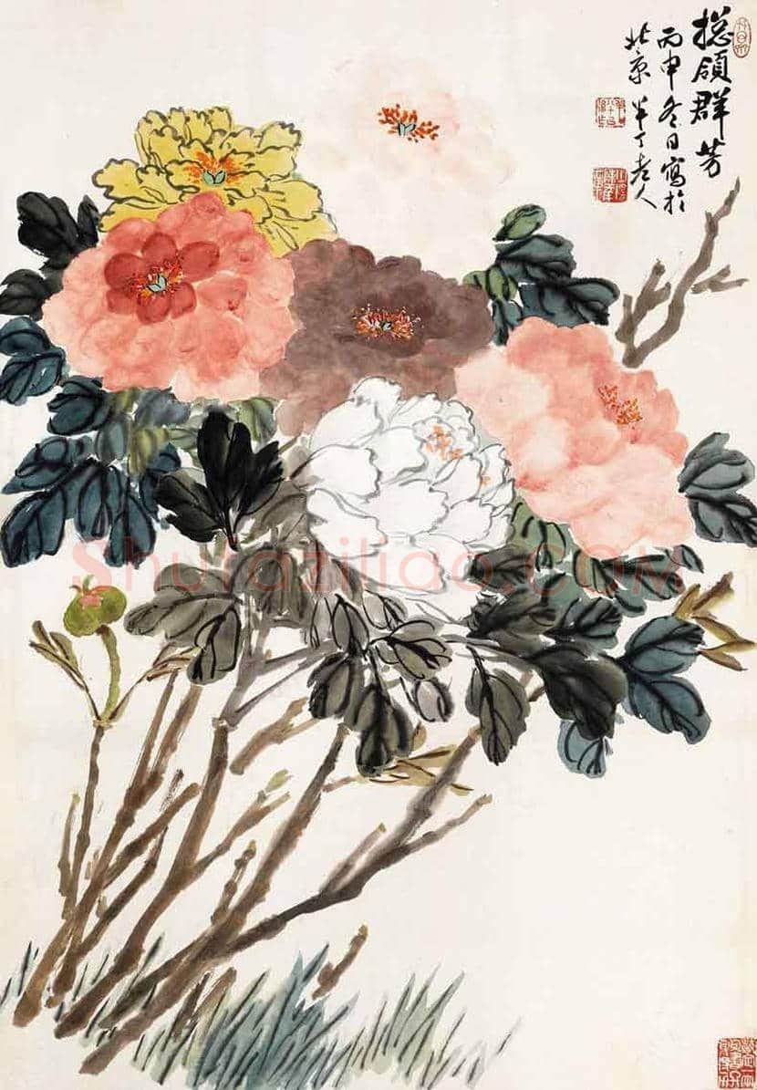 陈半丁花鸟作品欣赏 | 书画文摘