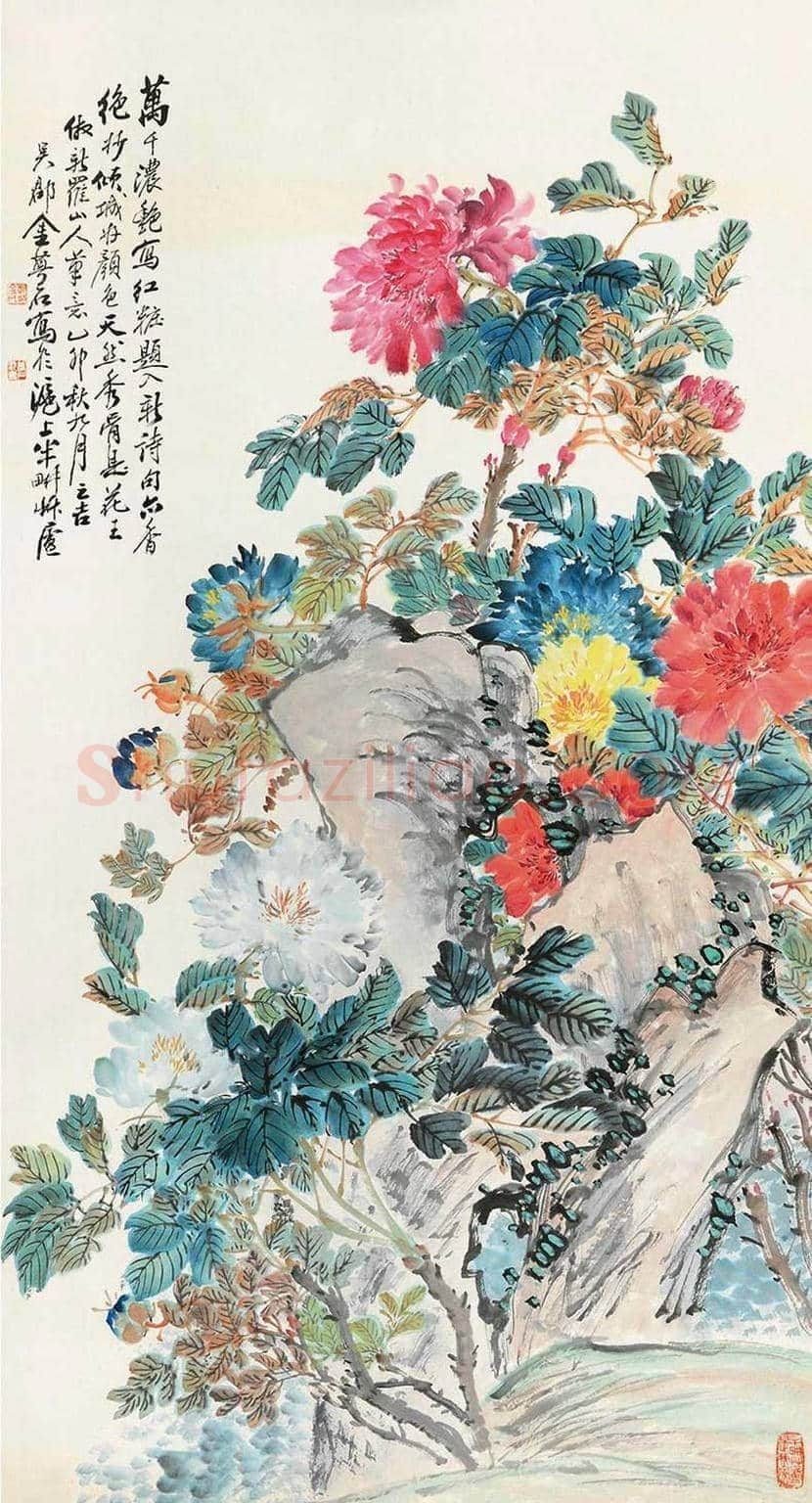 金梦石花鸟画欣赏 | 书画讲解