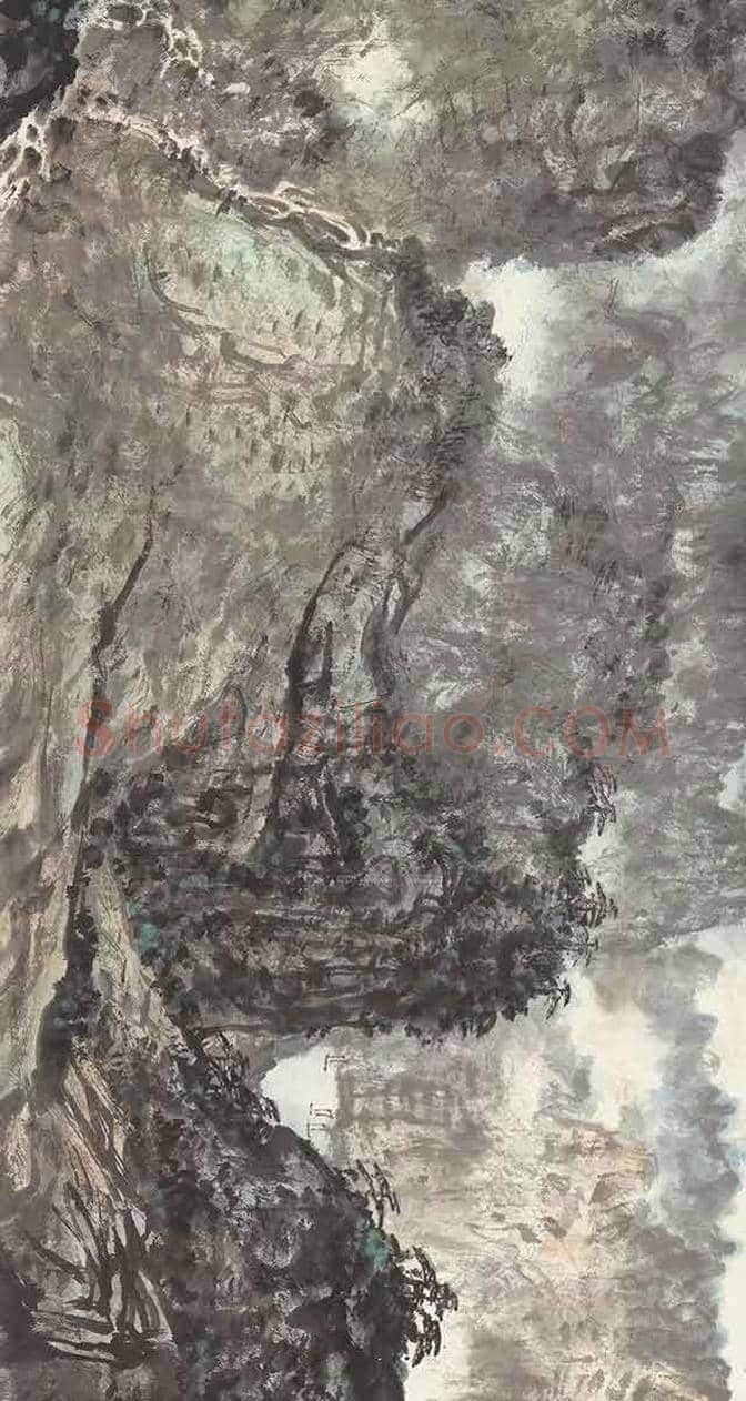 关山月江峡图卷，波澜壮阔！ | 书画讲解
