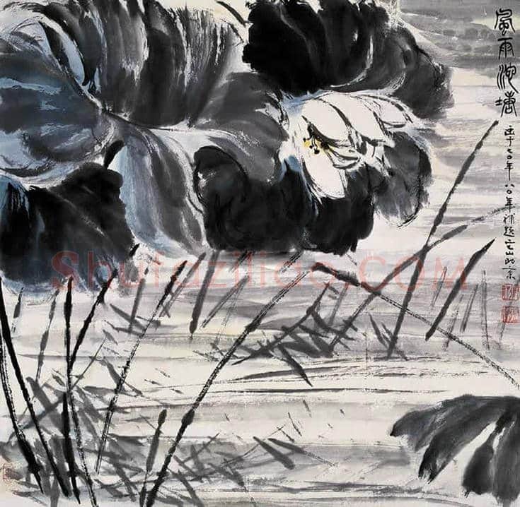 张仃水墨画作品欣赏 | 书画科普