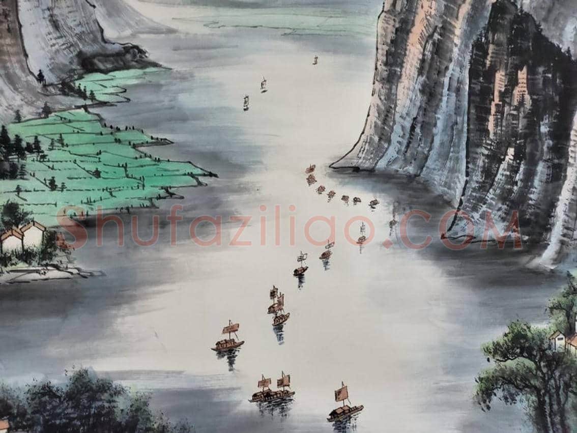 天下第一景——李可染《漓江山水甲天下》 | 国画作品