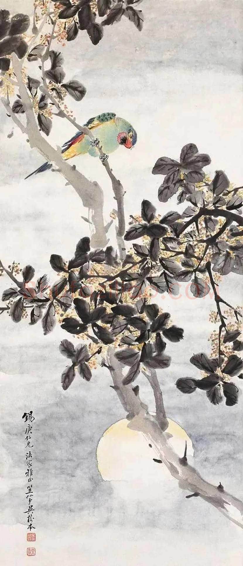 吴笠仙菊花作品欣赏 | 书画百科