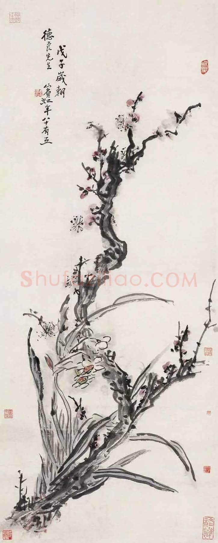 史上最全《岁朝清供图》:潘天寿、张大千、梅兰芳等 | 书画学堂