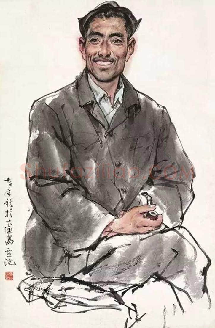 卢沉水墨人物画作品欣赏 | 书画资料