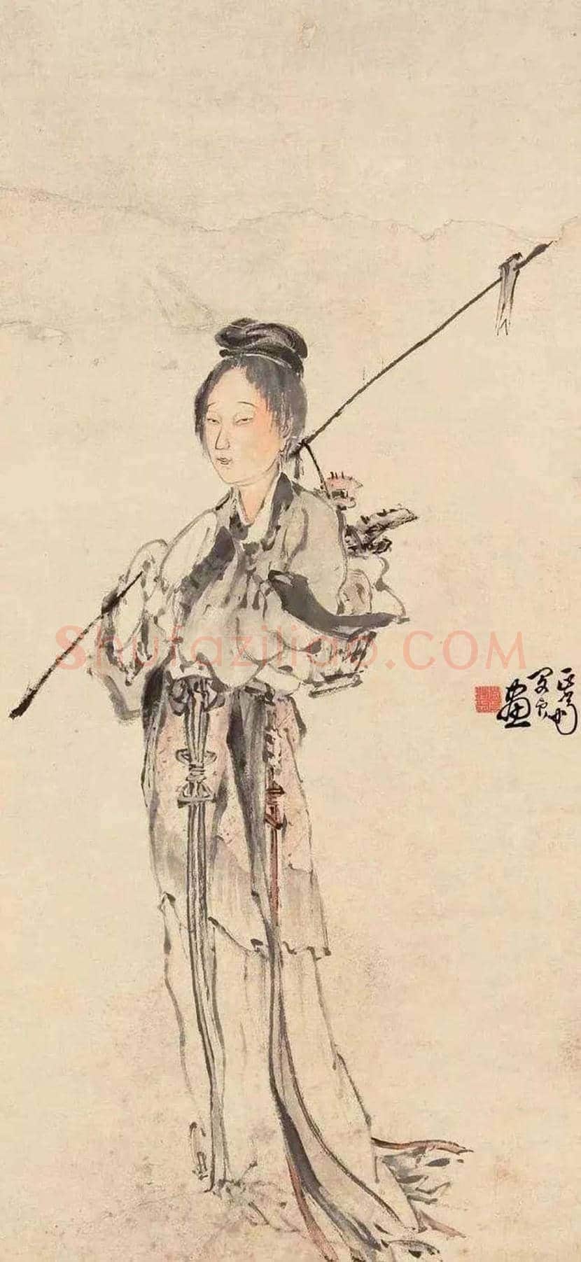 闵贞人物画欣赏 | 书画知识