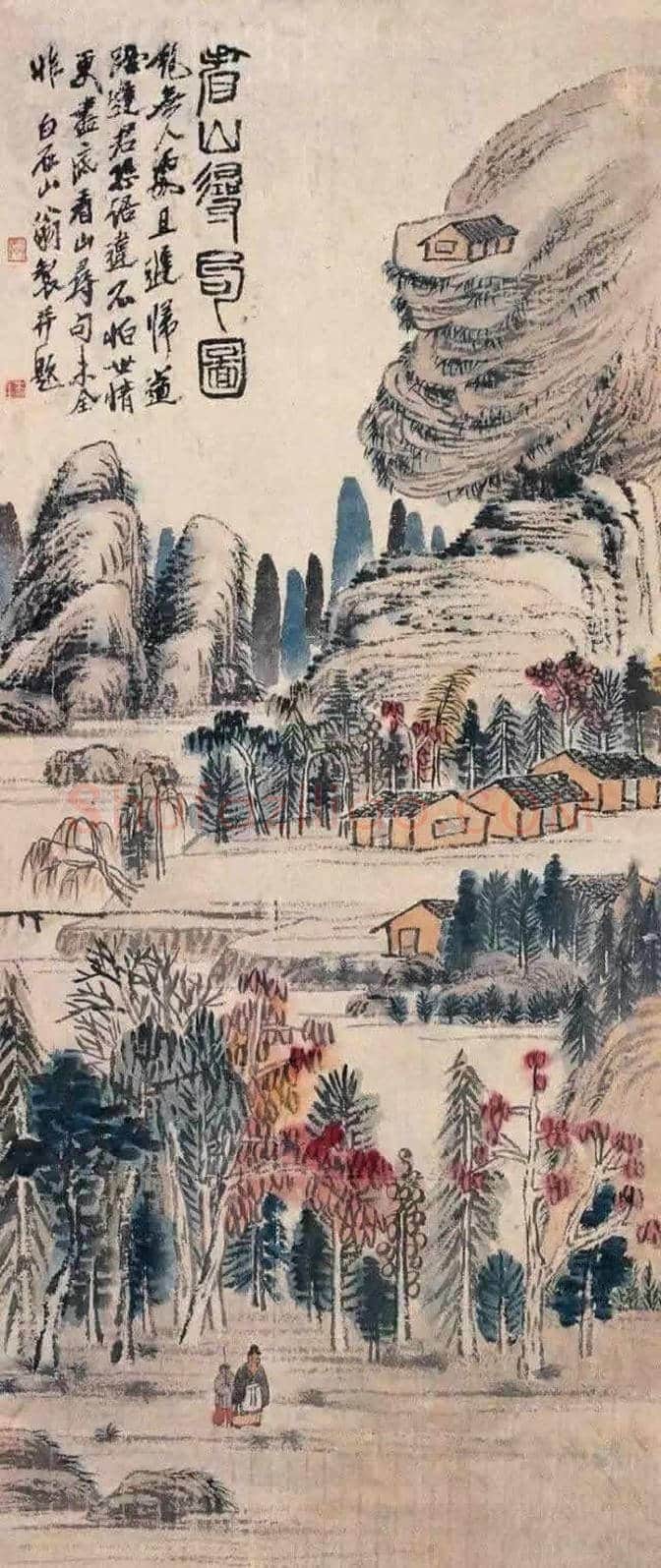 齐白石山水画:一笔一画皆真意 | 书画文摘