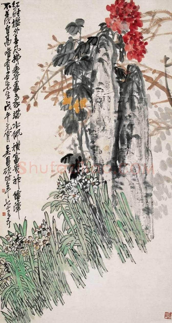 吴昌硕 | 金石入画，艳而不俗 | 书画知识