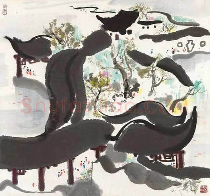 通过吴冠中笔下的《房子》教你如何看懂抽象画 | 书画文摘
