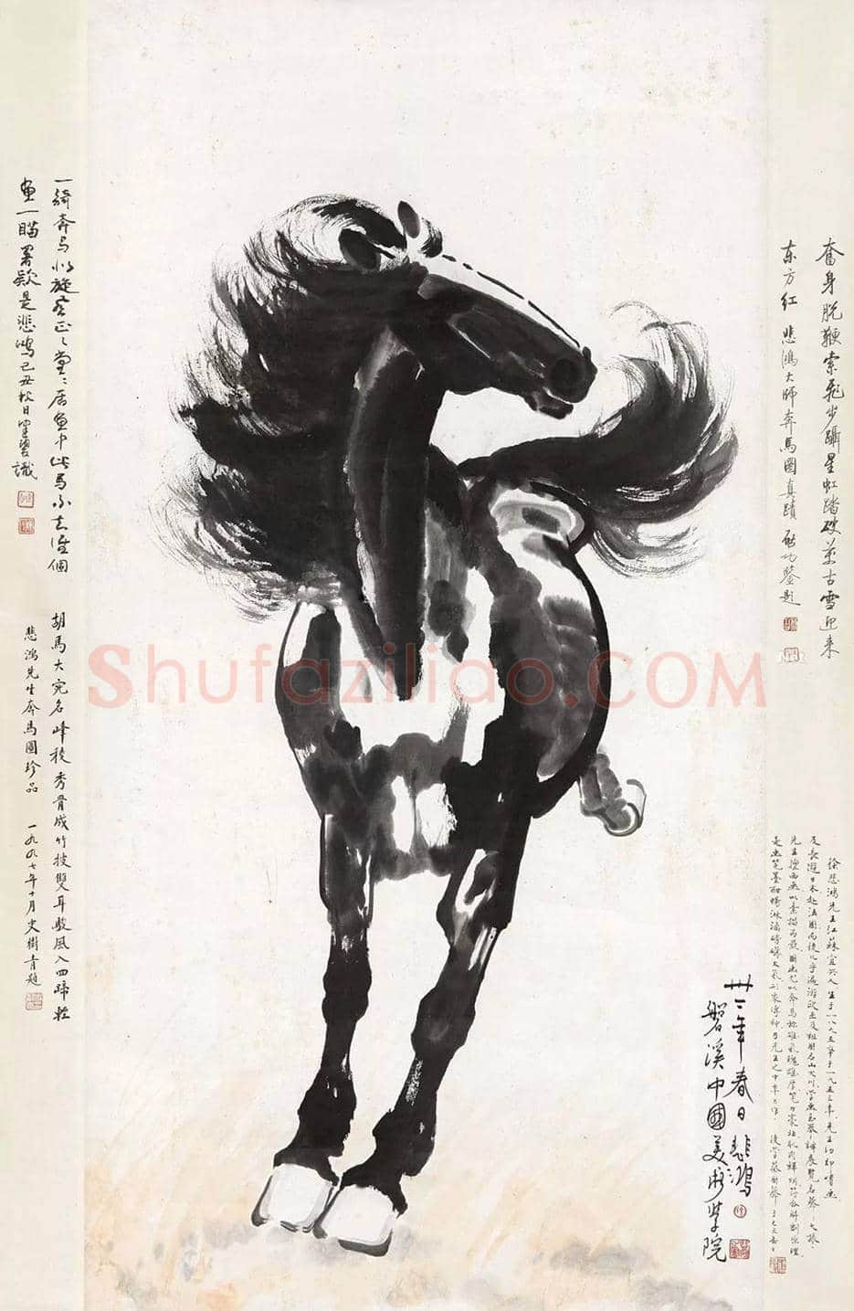 徐悲鸿的马拍卖价格,多少钱一平尺? | 书画科普