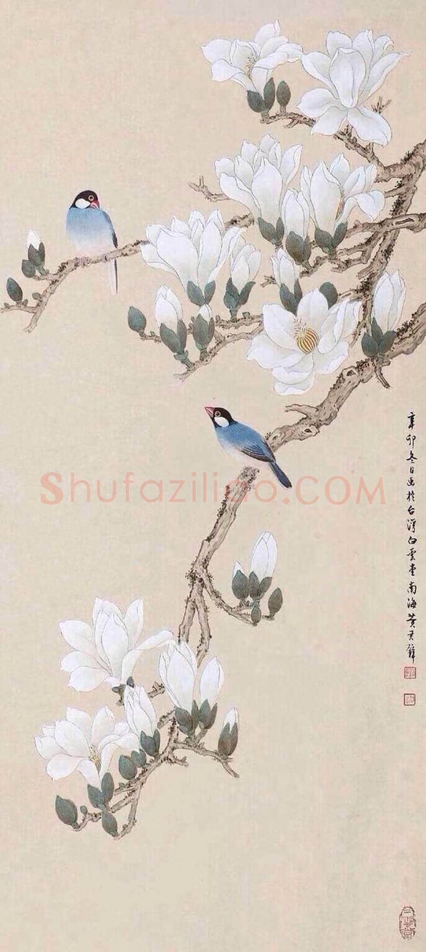 黄君璧花鸟画作品欣赏 | 书画文摘