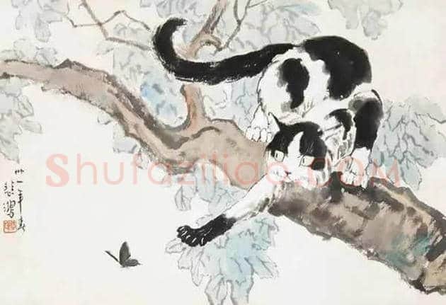 徐悲鸿笔下的46幅家畜图,形象生动 | 书画文摘