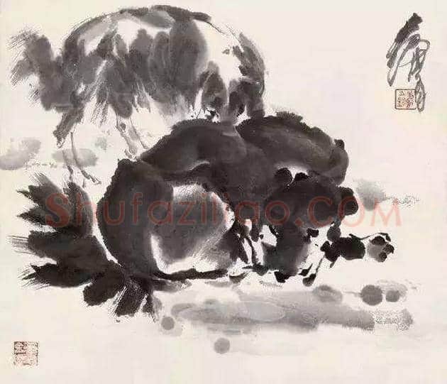 黄胄不但擅长画驴，也擅画狗 | 书画资料