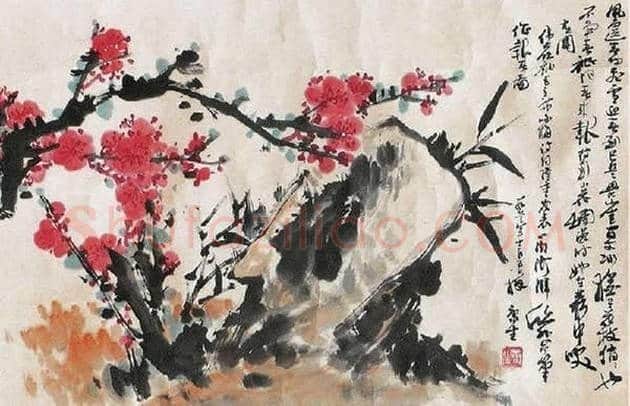 康生与郭沫若字画比较 | 书画资料
