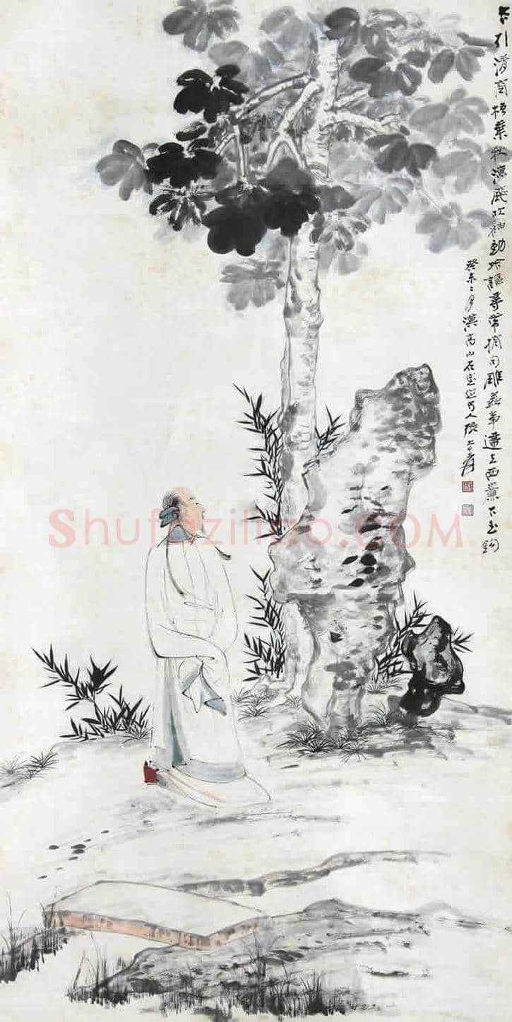 张大千高士图拍卖价格 | 书画学堂
