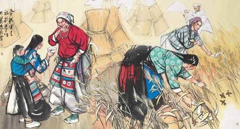 画僧史国良西藏风情人物画！ | 书画常识