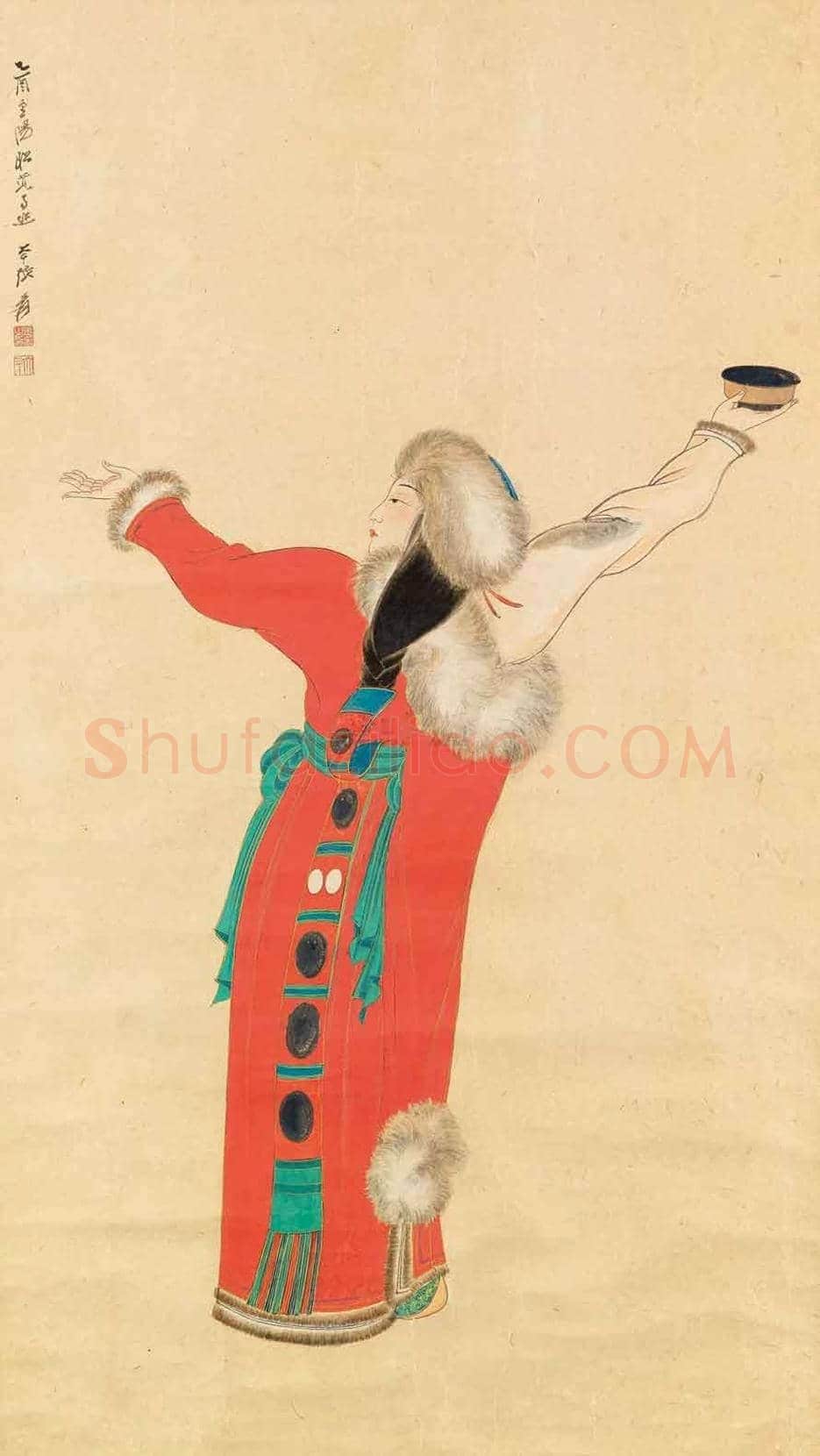 张大千异域风情作品欣赏 | 书画资料