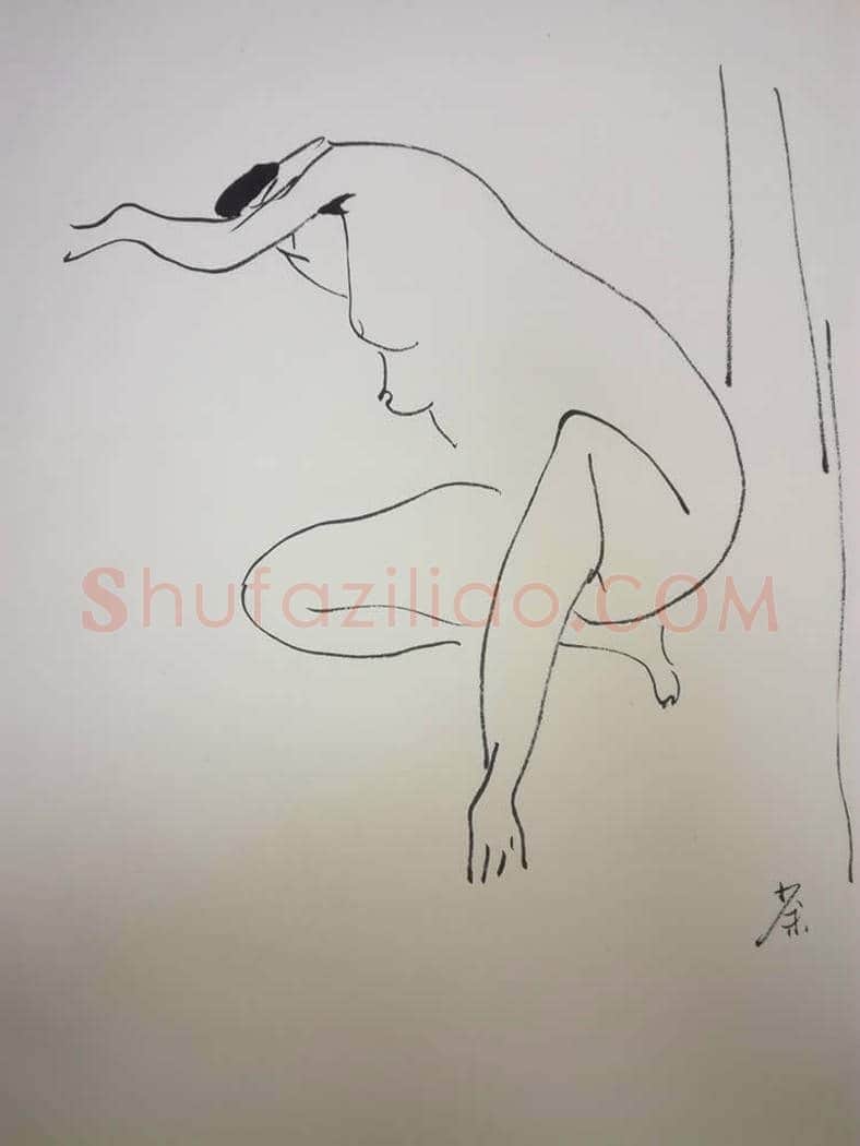 吴冠中速写册页，十三开 | 国画图片