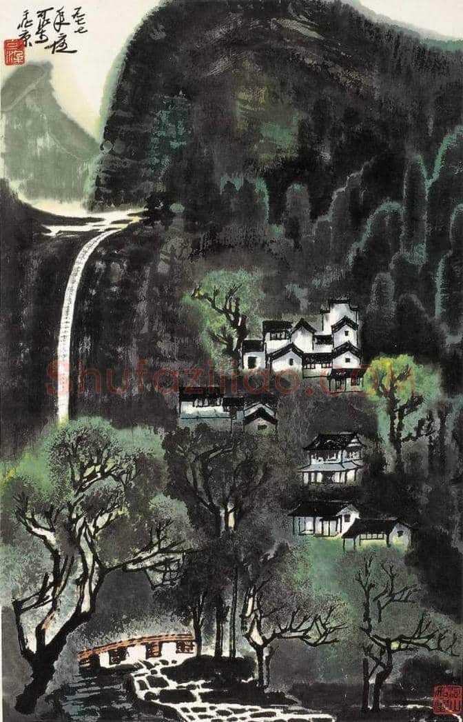 李可染笔下的春色图 | 书画资料