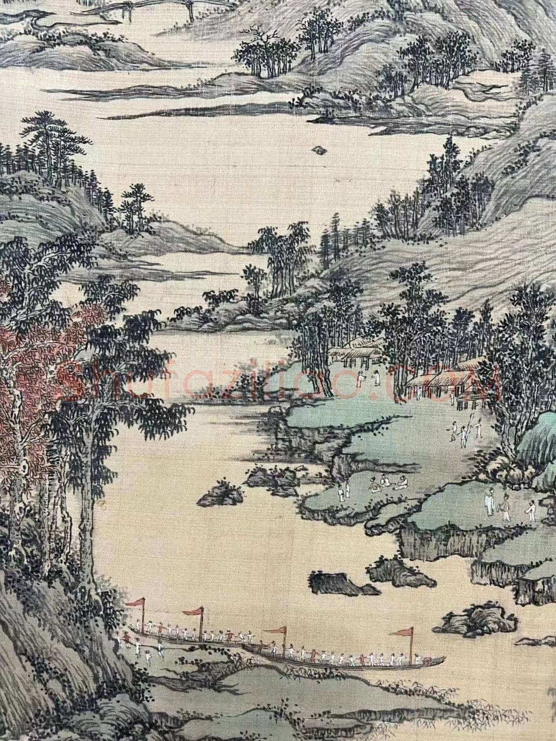 笔精墨妙——王翚《吴山渔隐图》 | 国画图片
