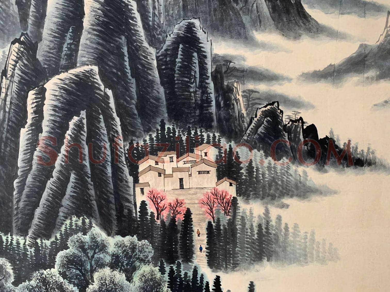 鸿篇钜制——李可染《无尽江山入画图》 | 国画赏析