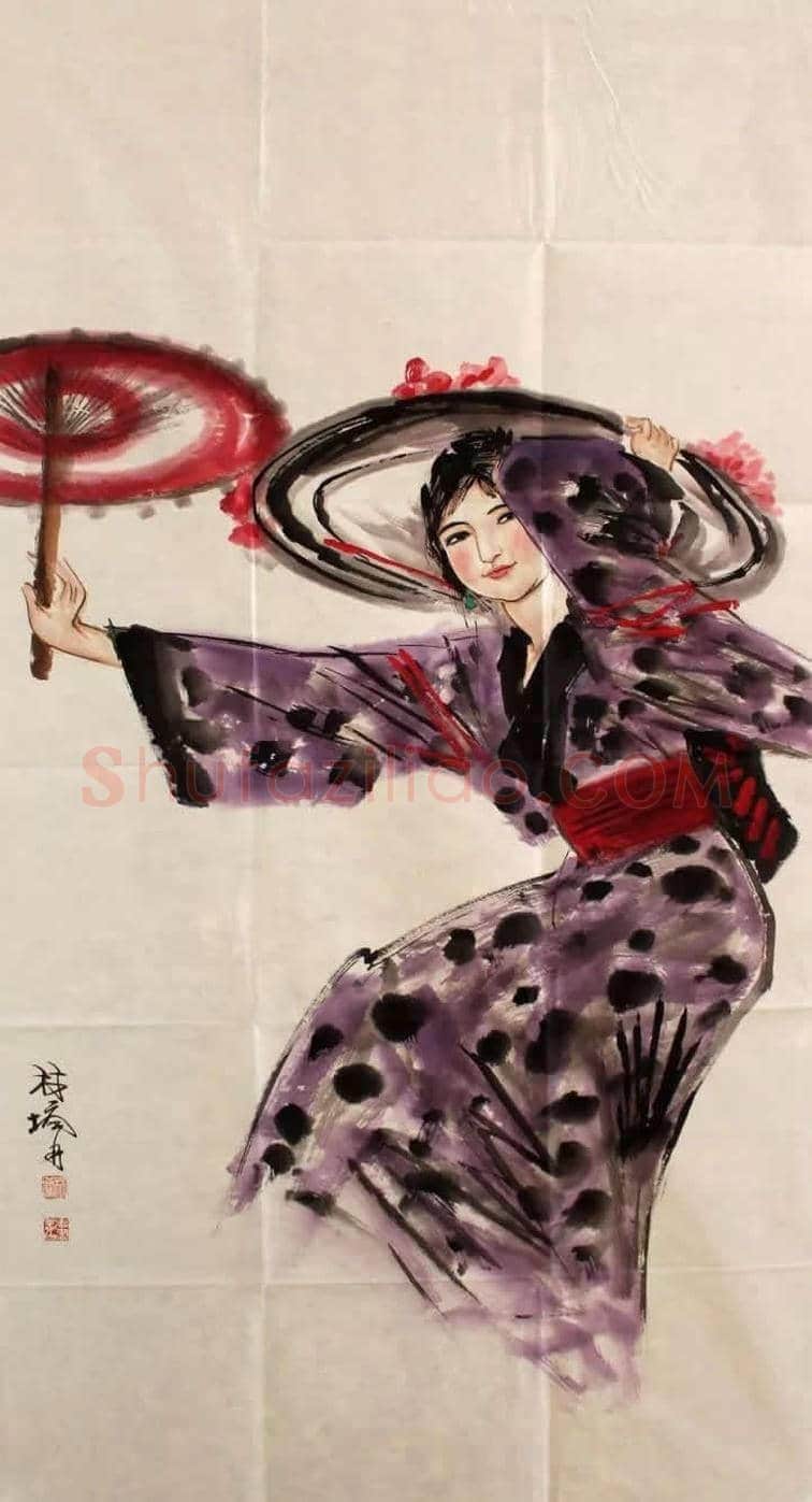 林墉精品水墨人物作品欣赏 | 书画讲解