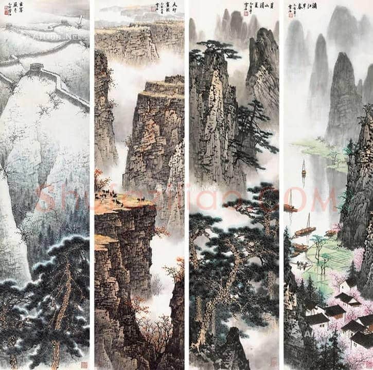 白雪石字画价格，多少钱一平尺？ | 书画百科